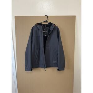 Hawke And comWater-Resistant Hooded Softshell Bonded Men’s Coat